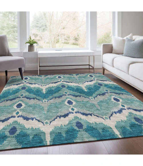 Addison Chantille ACN743-Teal 5 ft. X 7 ft. 6 in. Rectangle Rug
