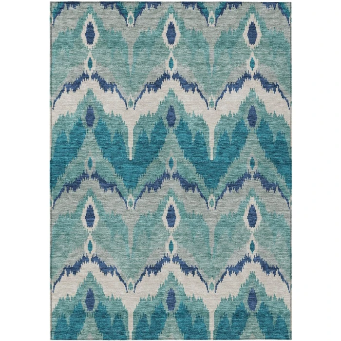 Addison Chantille ACN743-Teal 8 ft. X 10 ft. Rectangle Rug