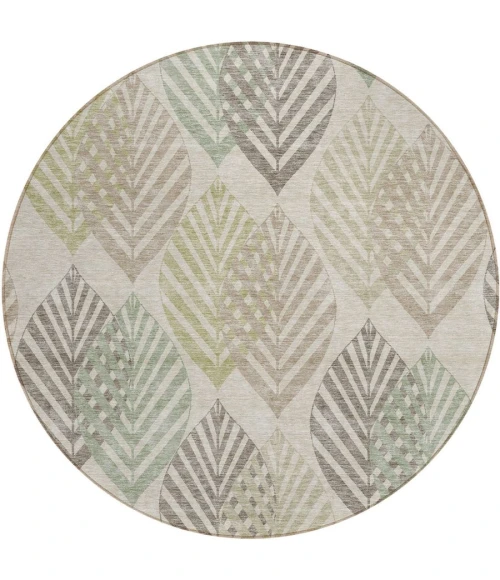 Addison Chantille ACN744-Beige 8 ft. X 8 ft. Round Rug