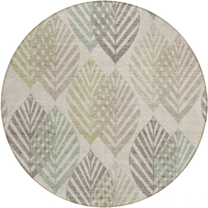 Addison Chantille ACN744-Beige 8 ft. X 8 ft. Round Rug