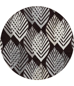 Addison Chantille ACN744-Black 8 ft. X 8 ft. Round Rug