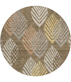 Addison Chantille ACN744-Chocolate 8 ft. X 8 ft. Round Rug