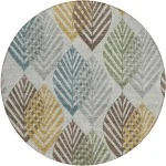 Addison Chantille ACN744-Gray 8 ft. X 8 ft. Round Rug