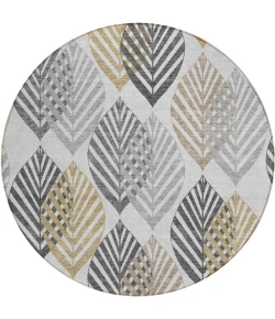Addison Chantille ACN744-Silver 8 ft. X 8 ft. Round Rug