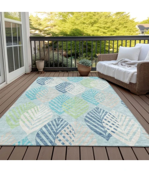 Addison Chantille ACN744-Teal 3 ft. X 5 ft. Rectangle Rug