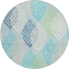 Addison Chantille ACN744-Teal 8 ft. X 8 ft. Round Rug