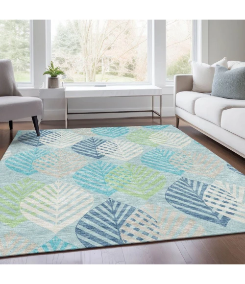 Addison Chantille ACN744-Teal 3 ft. X 5 ft. Rectangle Rug