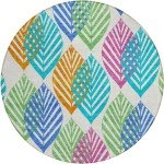 Addison Chantille ACN744-White 8 ft. X 8 ft. Round Rug