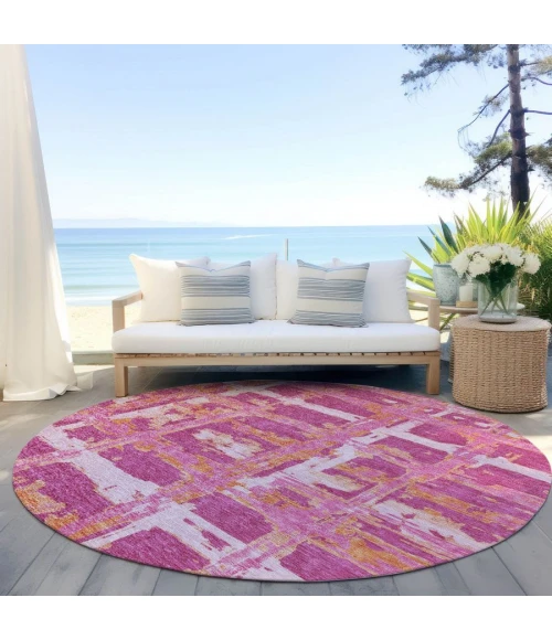 Addison Chantille ACN745-Blush 8 ft. X 8 ft. Round Rug