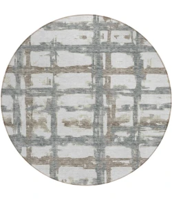 Addison Chantille ACN745-Silver 8 ft. X 8 ft. Round Rug