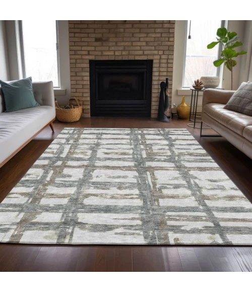 Addison Chantille ACN745-Silver 10 ft. X 14 ft. Rectangle Rug