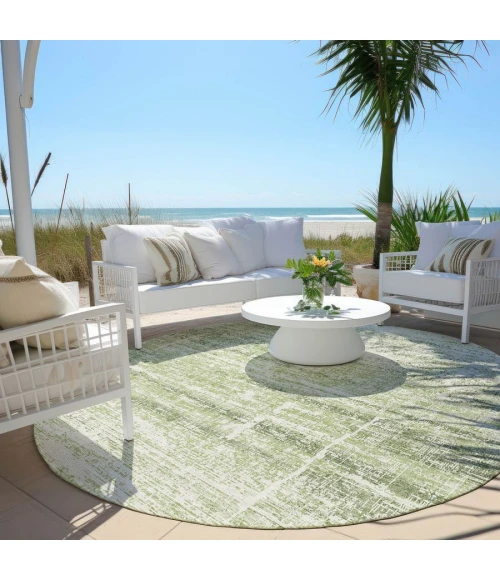 Addison Chantille ACN747-Aloe 8 ft. X 8 ft. Round Rug