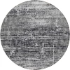 Addison Chantille ACN747-Black 8 ft. X 8 ft. Round Rug
