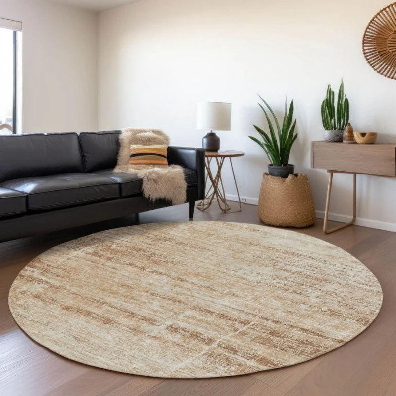 Addison Chantille ACN747-Copper 8 ft. X 8 ft. Round Rug