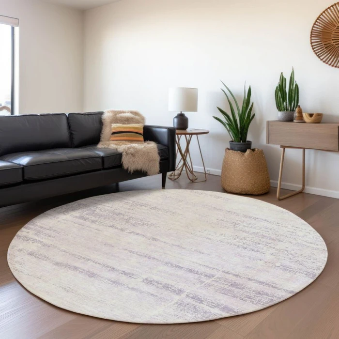 Addison Chantille ACN747-Lavender 8 ft. X 8 ft. Round Rug