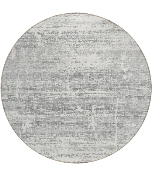 Addison Chantille ACN747-Silver 8 ft. X 8 ft. Round Rug