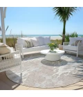 Addison Chantille ACN748-Ivory 8 ft. X 8 ft. Round Rug