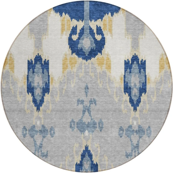 Addison Chantille ACN748-Navy 8 ft. X 8 ft. Round Rug
