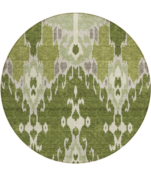 Addison Chantille ACN748-Olive 8 ft. X 8 ft. Round Rug