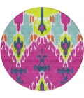 Addison Chantille ACN748-Pink 8 ft. X 8 ft. Round Rug