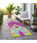 Addison Chantille ACN748-Pink 2 ft. 3 in. X 7 ft. 6 in. Rectangle Rug