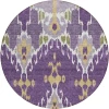 Addison Chantille ACN748-Purple 8 ft. X 8 ft. Round Rug