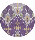 Addison Chantille ACN748-Purple 8 ft. X 8 ft. Round Rug