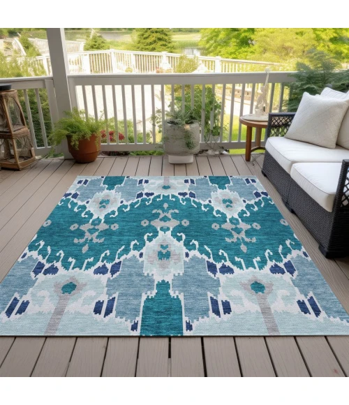 Addison Chantille ACN748-Teal 9 ft. X 12 ft. Rectangle Rug