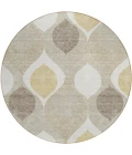 Addison Chantille ACN749-Beige 8 ft. X 8 ft. Round Rug