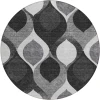 Addison Chantille ACN749-Black 8 ft. X 8 ft. Round Rug
