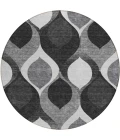 Addison Chantille ACN749-Black 8 ft. X 8 ft. Round Rug