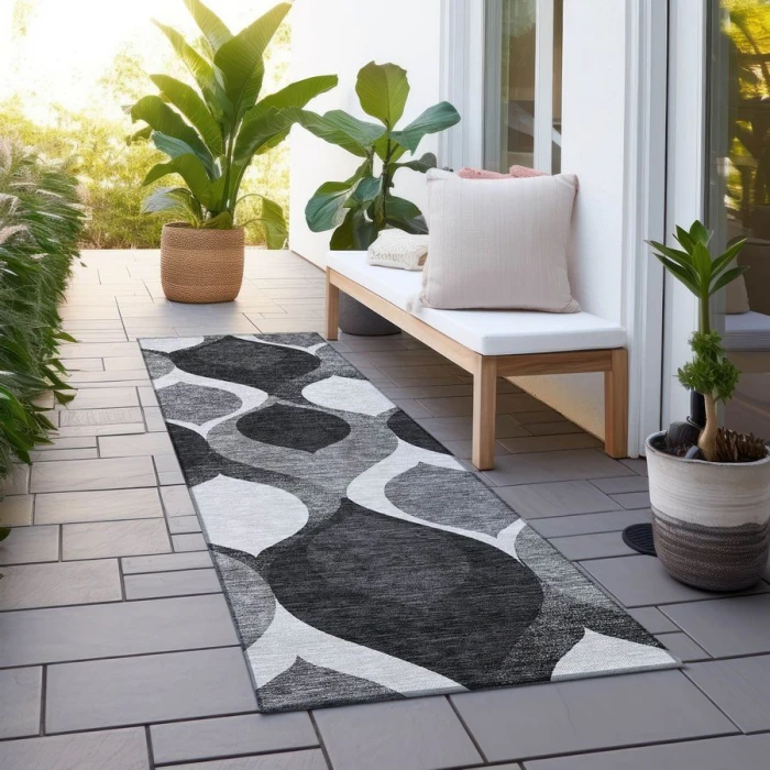Addison Chantille ACN749-Black 2 ft. 3 in. X 7 ft. 6 in. Rectangle Rug