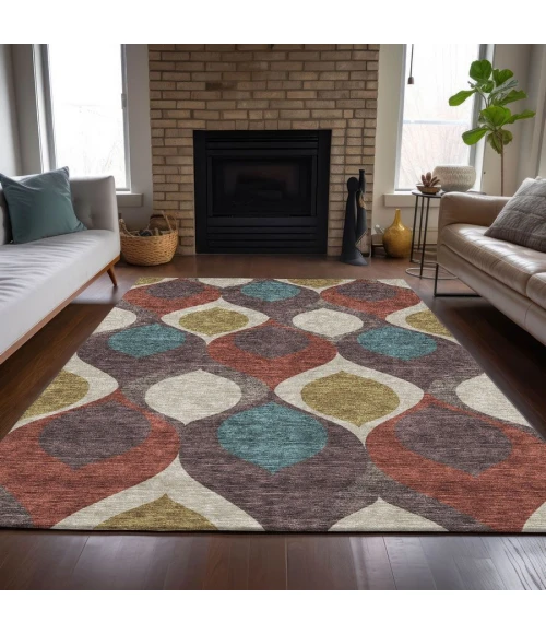 Addison Chantille ACN749-Brown 9 ft. X 12 ft. Rectangle Rug