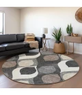 Addison Chantille ACN749-Gray 8 ft. X 8 ft. Round Rug