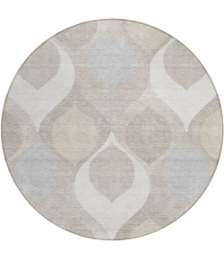 Addison Chantille ACN749-Ivory 8 ft. X 8 ft. Round Rug