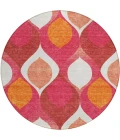 Addison Chantille ACN749-Pink 8 ft. X 8 ft. Round Rug