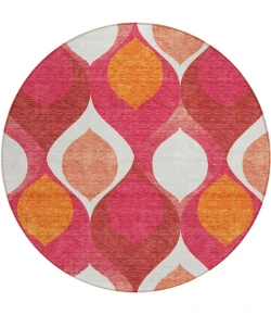 Addison Chantille ACN749-Pink 8 ft. X 8 ft. Round Rug