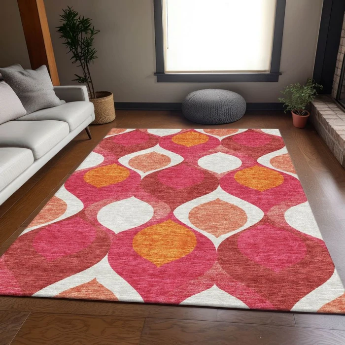 Addison Chantille ACN749-Pink 10 ft. X 14 ft. Rectangle Rug