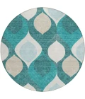 Addison Chantille ACN749-Teal 8 ft. X 8 ft. Round Rug