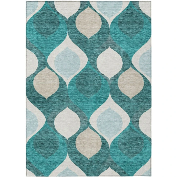 Addison Chantille ACN749-Teal 8 ft. X 10 ft. Rectangle Rug