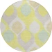 Addison Chantille ACN749-Yellow 8 ft. X 8 ft. Round Rug