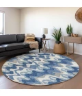 Addison Chantille ACN750-Blue 8 ft. X 8 ft. Round Rug
