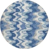 Addison Chantille ACN750-Blue 8 ft. X 8 ft. Round Rug
