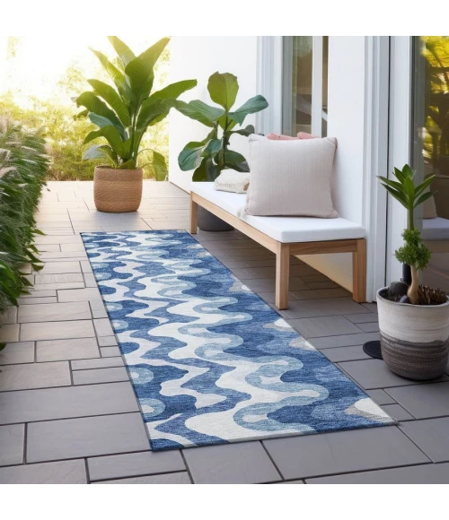 Addison Chantille ACN750-Blue 2 ft. 3 in. X 7 ft. 6 in. Rectangle Rug