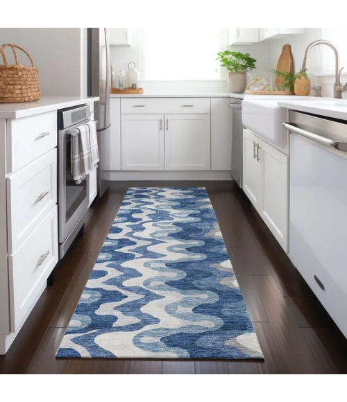 Addison Chantille ACN750-Blue 2 ft. 3 in. X 7 ft. 6 in. Rectangle Rug