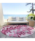 Addison Chantille ACN750-Blush 8 ft. X 8 ft. Round Rug