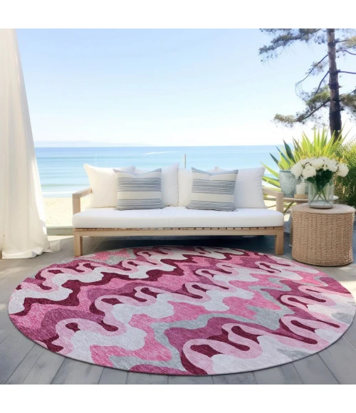 Addison Chantille ACN750-Blush 8 ft. X 8 ft. Round Rug