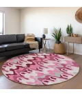 Addison Chantille ACN750-Blush 8 ft. X 8 ft. Round Rug