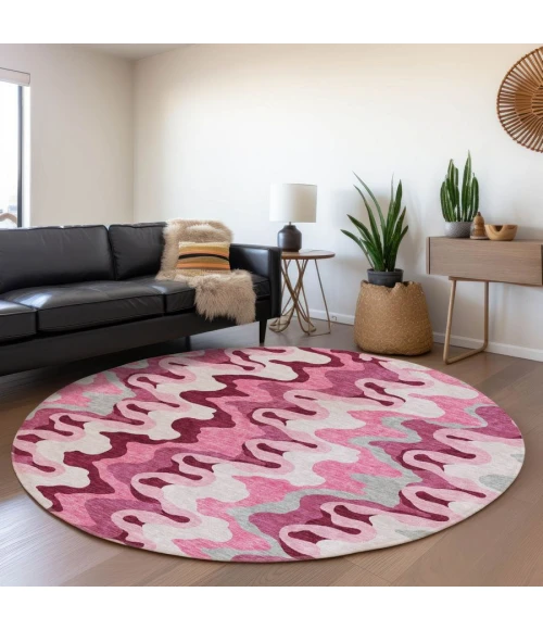 Addison Chantille ACN750-Blush 8 ft. X 8 ft. Round Rug