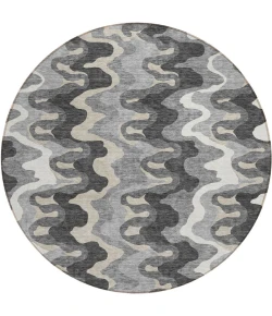 Addison Chantille ACN750-Gray 8 ft. X 8 ft. Round Rug